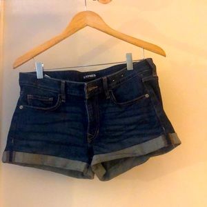 Express Shorti Relaxed Low Rise Jean Shorts